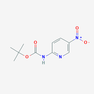 molecular formula C10H13N3O4 B168906 叔丁基(5-硝基吡啶-2-基)氨基甲酸酯 CAS No. 161117-88-0