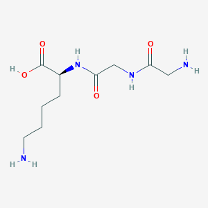 molecular formula C10H20N4O4 B168915 L-Lysine, glycylglycyl- CAS No. 10236-53-0