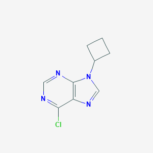 molecular formula C9H9ClN4 B168920 6-chloro-9-cyclobutyl-9H-purine CAS No. 132332-65-1