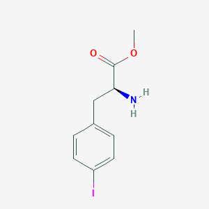 molecular formula C10H12INO2 B168922 (S)-methyl 2-amino-3-(4-iodophenyl)propanoate CAS No. 113850-77-4