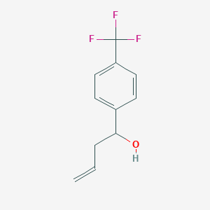 B168926 1-(4-(Trifluoromethyl)phenyl)but-3-en-1-ol CAS No. 144486-12-4