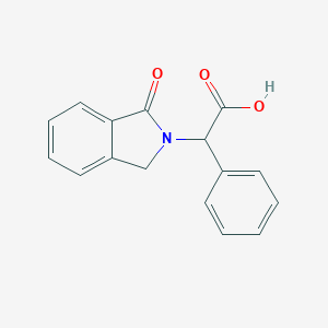 molecular formula C16H13NO3 B016893 2-(1-Oxoisoindolin-2-yl)-2-phenylacetic acid CAS No. 101004-95-9