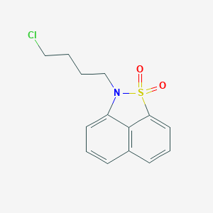 2-(4-Chlorobutyl)-1lambda6-naphtho[1,8-CD]isothiazole-1,1(2H)-dione