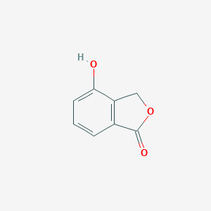 molecular formula C8H6O3 B168935 4-Hydroxyisobenzofuran-1(3H)-one CAS No. 13161-32-5