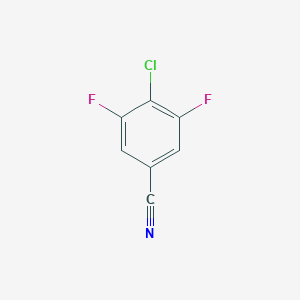molecular formula C7H2ClF2N B168964 4-氯-3,5-二氟苯甲腈 CAS No. 144797-57-9