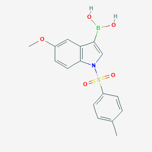 (5-methoxy-1-tosyl-1H-indol-3-yl)boronic acid