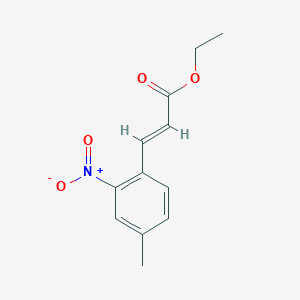 (E)-ethyl 3-(4-methyl-2-nitrophenyl)acrylate