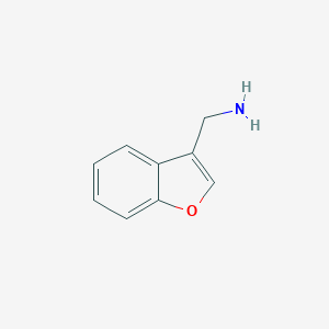 molecular formula C9H9NO B169018 3-(Aminomethyl)benzofuran CAS No. 165735-63-7