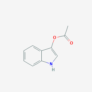 molecular formula C10H9NO2 B016902 3-Acetoxyindole CAS No. 608-08-2