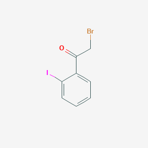 molecular formula C8H6BrIO B169023 2-Bromo-1-(2-iodophenyl)ethanone CAS No. 113258-84-7