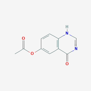 4-Oxo-1,4-dihydroquinazolin-6-yl acetate