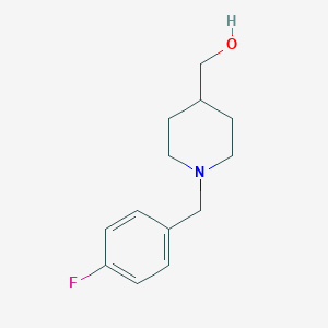 molecular formula C13H18FNO B169041 [1-(4-Fluorobenzyl)piperidin-4-yl]methanol CAS No. 174561-04-7