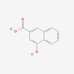 molecular formula C11H8O3 B169046 4-Hydroxy-2-naphthoic acid CAS No. 1573-91-7