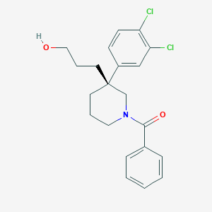 (S)-(3-(3,4-Dichlorophenyl)-3-(3-hydroxypropyl)piperidin-1-yl)(phenyl)methanone