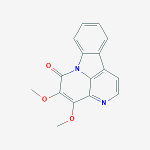 molecular formula C16H12N2O3 B169079 Methyl nigakinone CAS No. 18110-87-7