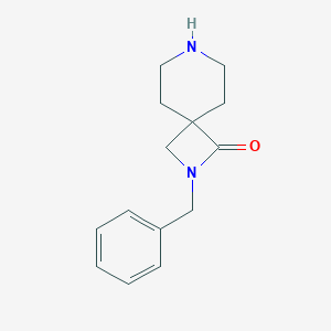 molecular formula C14H18N2O B169081 2-苄基-2,7-二氮杂螺[3.5]壬-1-酮 CAS No. 155600-90-1