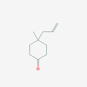 molecular formula C10H16O B169100 4-Allyl-4-methylcyclohexanone CAS No. 117360-99-3