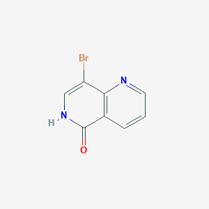 molecular formula C8H5BrN2O B169120 8-bromo-1,6-naphthyridin-5(6H)-one CAS No. 155057-97-9