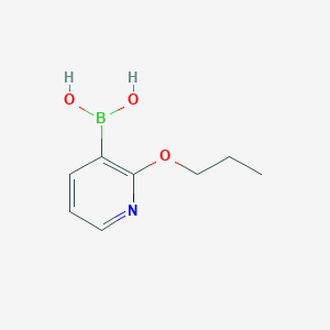molecular formula C8H12BNO3 B169156 (2-Propoxypyridin-3-yl)boronic acid CAS No. 1218790-85-2
