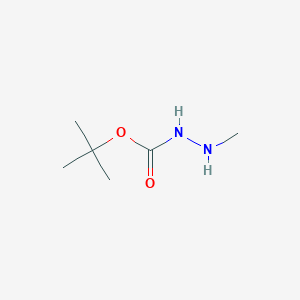 molecular formula C6H14N2O2 B169184 tert-Butyl 2-methylhydrazinecarboxylate CAS No. 127799-54-6