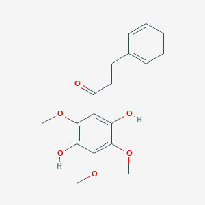 molecular formula C18H20O6 B169193 Dihydropedicin CAS No. 169234-89-3