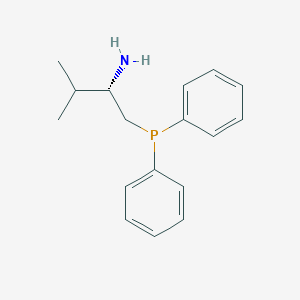 (S)-1-(Diphenylphosphino)-3-methylbutan-2-amine