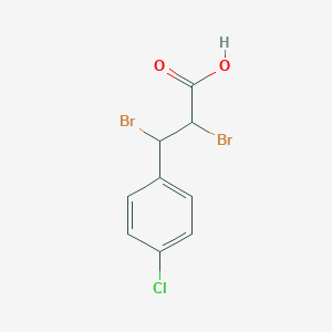 2,3-Dibromo-3-(4-chlorophenyl)propanoic acid