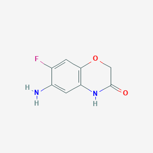 7-Fluoro-6-amino-2H-1,4-benzoxazin-3(4H)-one