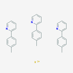 molecular formula C36H33IrN3+3 B169205 Ir(Mppy)3，三[2-(对甲苯基)吡啶]铱(III) CAS No. 149005-33-4