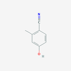 molecular formula C8H7NO B169208 4-Hydroxy-2-methylbenzonitrile CAS No. 14143-26-1
