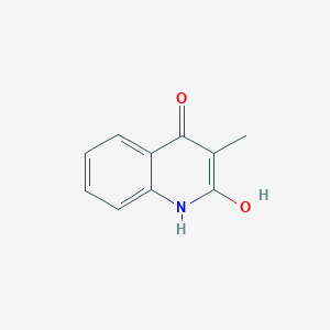 molecular formula C10H9NO2 B169210 4-Hydroxy-3-methylquinolin-2(1H)-one CAS No. 1873-59-2