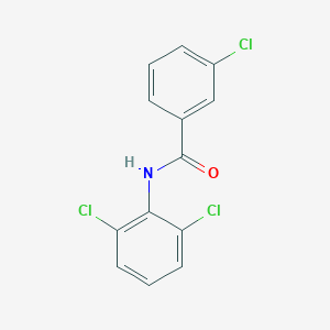 molecular formula C13H8Cl3NO B169227 3-chloro-N-(2,6-dichlorophenyl)benzamide CAS No. 10286-93-8