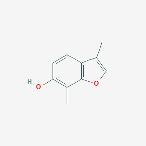 molecular formula C10H10O2 B169228 3,7-Dimethylbenzofuran-6-ol CAS No. 197086-90-1