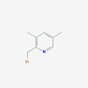 molecular formula C8H10BrN B169234 2-(Bromomethyl)-3,5-dimethylpyridine CAS No. 170289-36-8