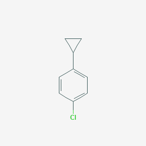 molecular formula C9H9Cl B169245 1-Chloro-4-cyclopropylbenzene CAS No. 1798-84-1
