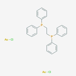 molecular formula C26H24Au2Cl2P2 B169260 Dichloro(DPPE)digold(I) CAS No. 18024-34-5