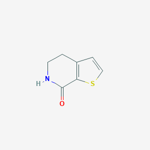molecular formula C7H7NOS B169262 5,6-Dihydrothieno[2,3-c]pyridin-7(4H)-one CAS No. 14470-51-0