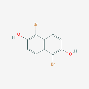 molecular formula C10H6Br2O2 B169264 1,5-Dibromonaphthalene-2,6-diol CAS No. 132178-78-0