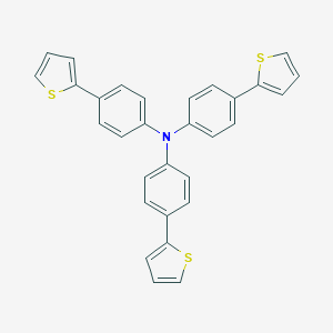 molecular formula C30H21NS3 B169270 Tris[4-(2-thienyl)phenyl]amine CAS No. 142807-63-4