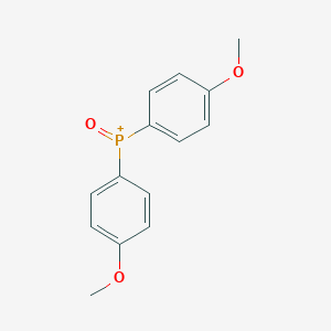 molecular formula C14H14O3P+ B169279 Bis(4-methoxyphenyl)phosphine oxide CAS No. 15754-51-5