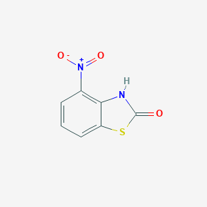 molecular formula C7H4N2O3S B016928 2(3H)-Benzothiazolone,4-nitro-(9CI) CAS No. 109493-09-6