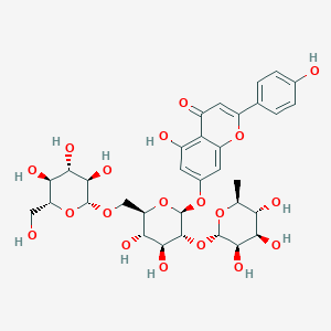 molecular formula C33H40O19 B169289 Apigenin-7-O-(2G-rhamnosyl)gentiobioside CAS No. 174284-20-9