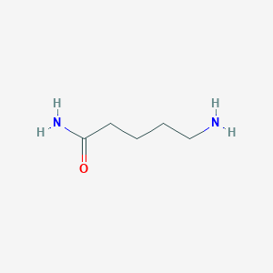molecular formula C5H12N2O B169292 5-Aminopentanamide CAS No. 13023-70-6