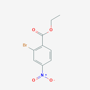 molecular formula C9H8BrNO4 B169293 Ethyl 2-bromo-4-nitrobenzoate CAS No. 128566-93-8