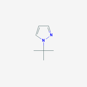 molecular formula C7H12N2 B169319 1-叔丁基-1H-吡唑 CAS No. 15754-60-6
