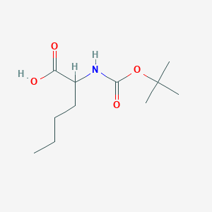molecular formula C11H21NO4 B169322 2-(Boc-amino)hexanoic Acid CAS No. 125342-48-5
