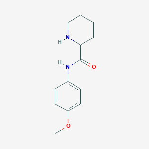 molecular formula C13H18N2O2 B169328 N-(4-Methoxyphenyl)piperidine-2-carboxamide CAS No. 19612-30-7