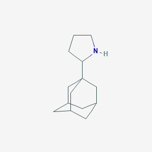 molecular formula C14H23N B169333 2-(1-Adamantyl)pyrrolidine CAS No. 180258-96-2
