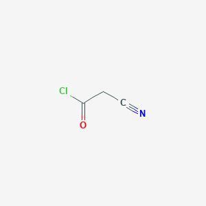 molecular formula C3H2ClNO B169337 2-cyanoacetyl Chloride CAS No. 16130-58-8