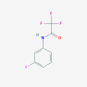 molecular formula C8H5F3INO B169340 2,2,2-trifluoro-N-(3-iodophenyl)acetamide CAS No. 180530-11-4